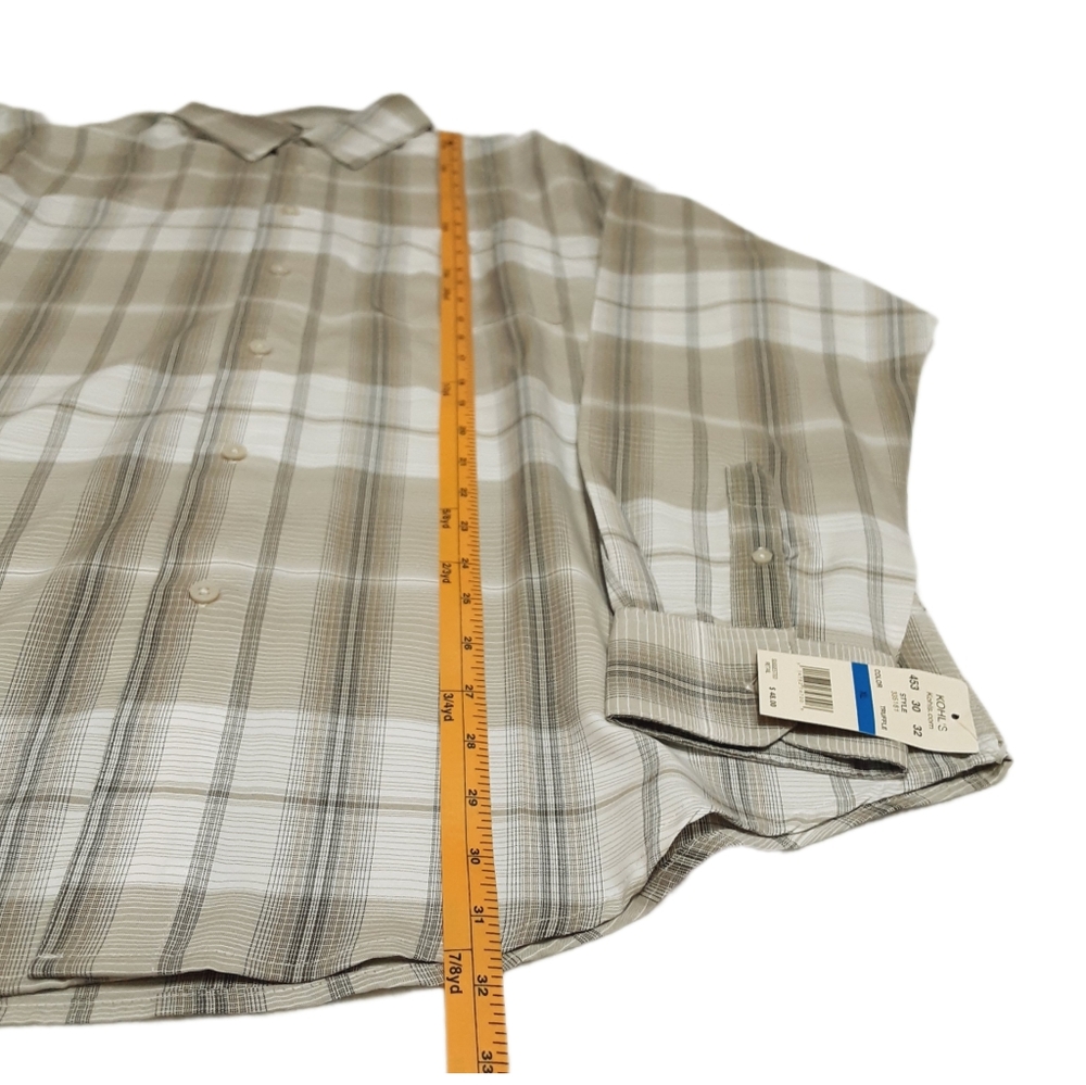 Haggar Button Up Shirt Mens XL - Picture 9 of 11